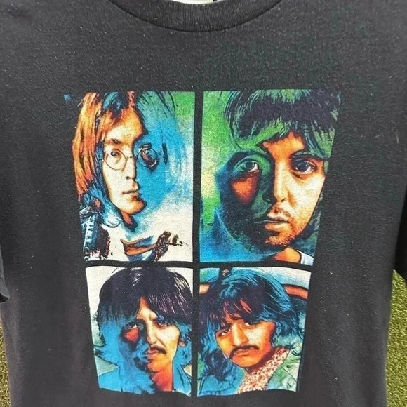 Vintage The Beatles Band T-shirt Medium - Picture 4 of 5